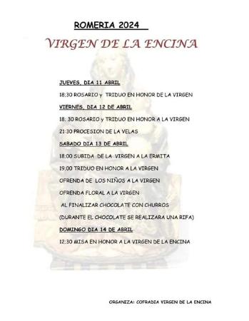 Imagen Romería Virgen de la Encina 2024.