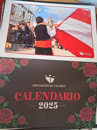 Imagen Calendarios 2025 elaborados por la Excma. Diputación de Cáceres.