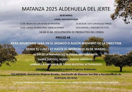 Imagen MATANZA 2025. ¡¡¡APÚNTATE!!!