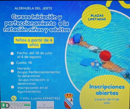 Imagen Abierto plazo inscripción cursos de natación y aquagym.