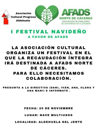 Imagen I FESTIVAL NAVIDEÑO A FAVOR DE AFADS
