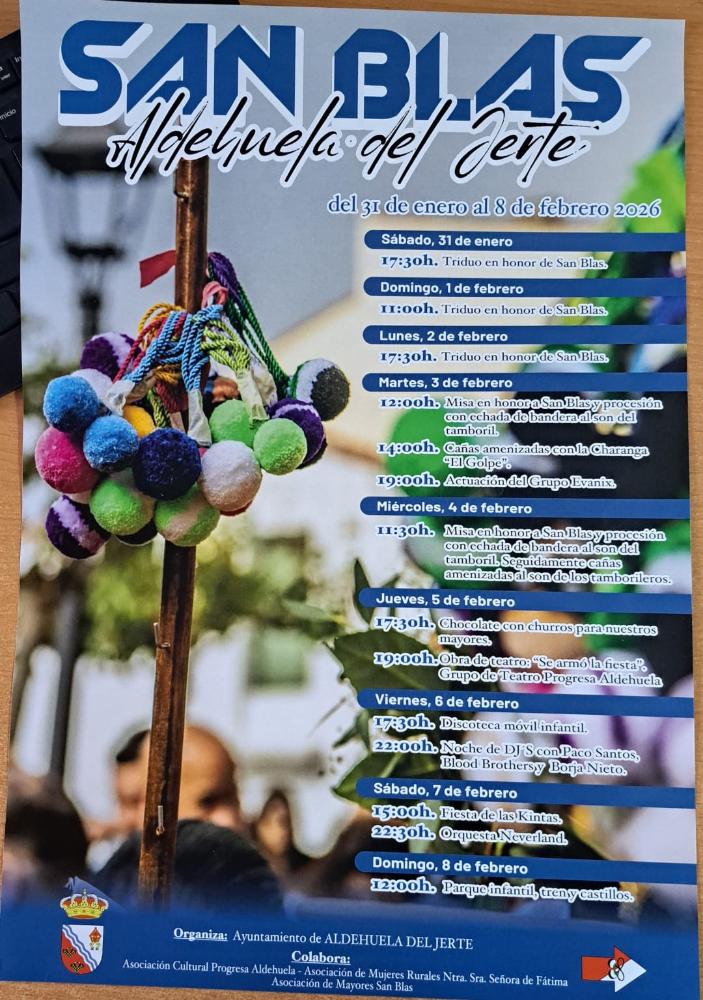 Imagen PROGRMACIÓN FIESTAS DE SAN BLAS 2026